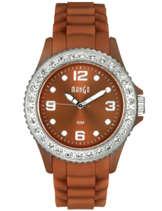 MANGO Tutti Frutti med sten (40mm) - Brun