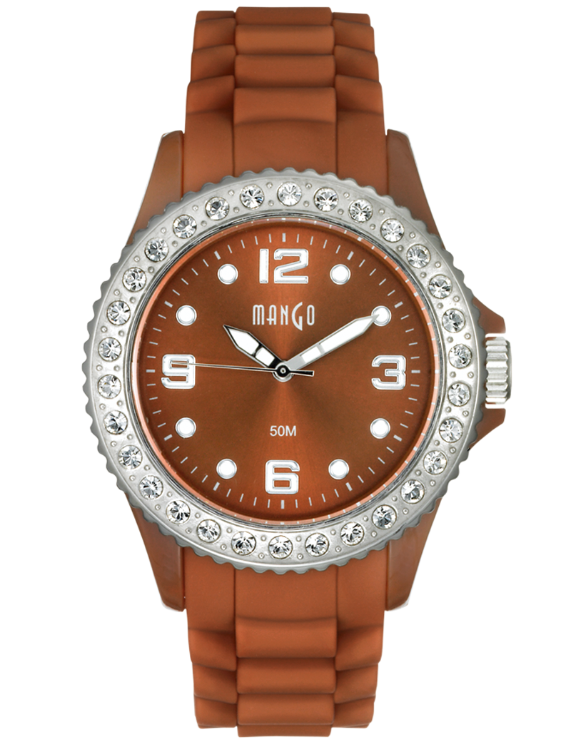 MANGO Tutti Frutti med sten (40mm) - Brun
