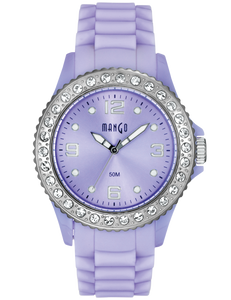 MANGO Tutti Frutti med sten (40mm) - Lilla