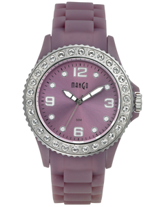 MANGO Tutti Frutti med sten (40mm) - Mørkelilla