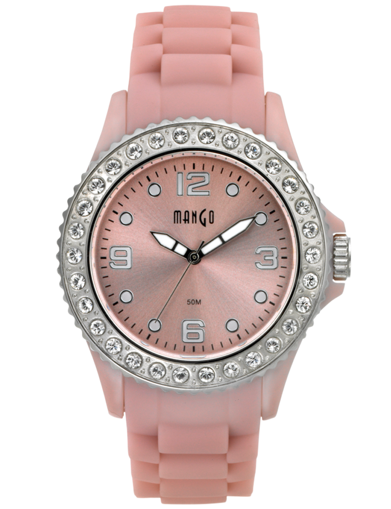 MANGO Tutti Frutti med sten (40mm) - Rosa