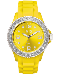 MANGO Tutti Frutti med sten (40mm) - Gul